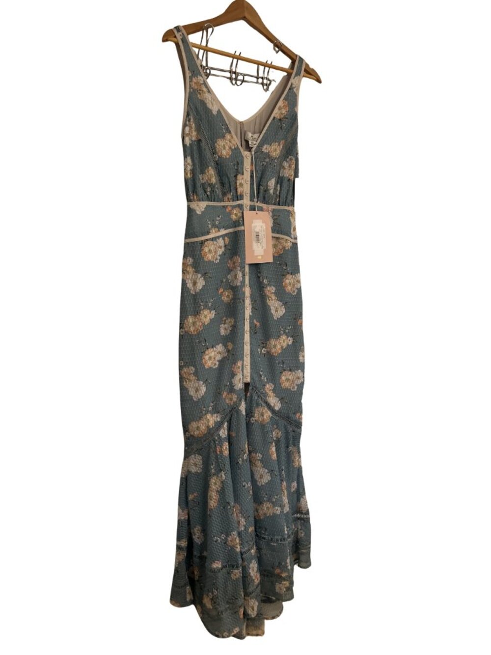 We Are Kindred Mia Maxi Dress Blue Teal Posey Size 4
